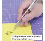 AD-2P, boîtier en métal, couleur: argent