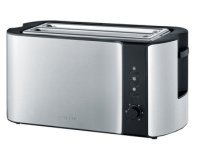Toaster voor 4 sneden AT 2590 inox / zwart