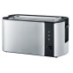 Grille-pain 4 tranches AT 2590, acier inox / noir