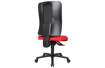Chaise de bureau pivotante 'Open X (N)', noir / noir