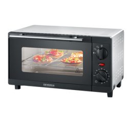 Four à chaleur tournante T0 2052, 800 W, noir/argent
