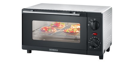 Four à chaleur tournante T0 2052, 800 W, noir/argent