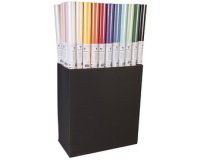 Papier kraft, sur rouleau, présentoir de 50