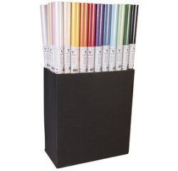 Papier kraft, sur rouleau, présentoir de 50