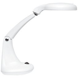 Vergrootglaslamp met ledlicht MINI ZOOM met 2 lenzen - wit