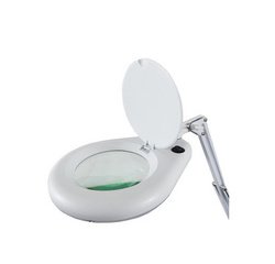 De_lampe loupe led zoom blanche. double bras. pin