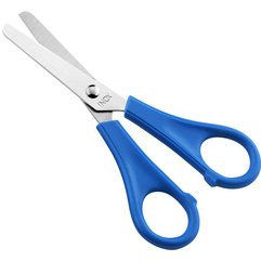 Ciseaux de bricolage, rond, longueur: 130 mm