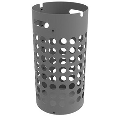 Porte-parapluie SLIM, en plastique, gris