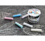 Craie de trottoir 'marelle', seau en plastique de 20
