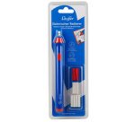 Gomme électrique, avec embout échangeable, bleu