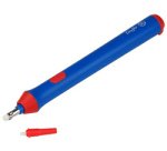 Gomme électrique, avec embout échangeable, bleu