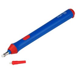 Gomme électrique, avec embout échangeable, bleu