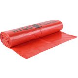 Sac poubelle LDPE, 120 L, 45 microns, rouge