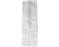 Sachet hygiénique en HDPE, non imprimé, blanc