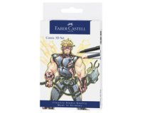 FABER-CASTELL Viltstift PITT artist pen, Comic Illustration kit