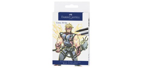 FABER-CASTELL PITT artist pen marker, Comic Illustration kit