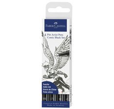 FABER-CASTELL Feutre PITT artist pen, kit Comic