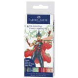 FABER-CASTELL Viltstift PITT artist pen, Comic kit