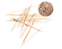 Cure-dent, en bois, en vrac