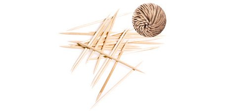 Cure-dent, en bois, en vrac