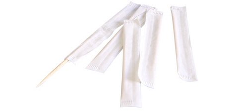 Cure-dent, en bois, sous emballage