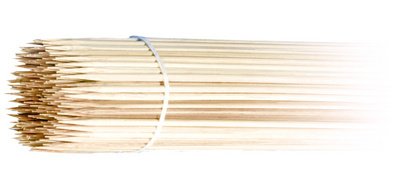 Pique à brochette, en bois, longueur: 400 mm