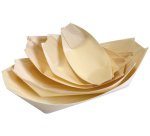 Ravier en bois, en pin, 65 x 42 mm