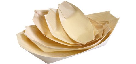 Ravier en bois, en pin, 65 x 42 mm