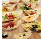 Ravier en bois, en pin, 115 x 70 mm