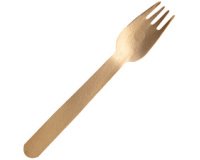 Fourchette en bois, longueur: 160mm