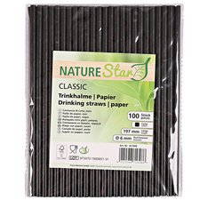 Paille en papier rigide Classic - Lot de 100