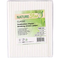 Paille en papier CLASSIC, 197 mm