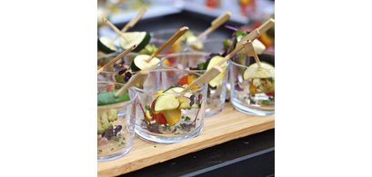 Pique apéritif FLAG, en bambou, 90 mm