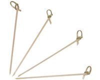 Pique apéritif LOOP, en bambou, 180 mm