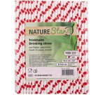 Paille en papier, 197 mm, à pois