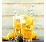 Paille en papier, 197 mm, rayé noir/blanc