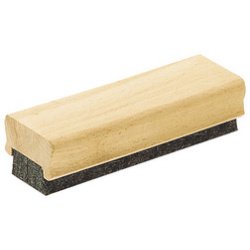 Eraser, with felt strip