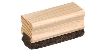 Mini borstel voor krijtbord, van hout