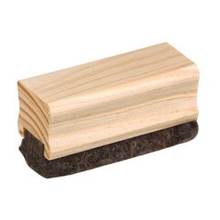 Mini borstel voor krijtbord, van hout