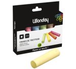 Craie de trottoir 'marelle', étui carton de 6