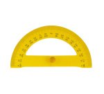 Rapporteur demi-cercle pour tableau, 180 degrés