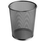 Corbeille à papier Manhattan, 18 litres, noir