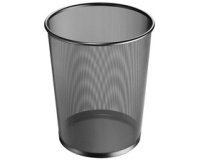 Corbeille à papier Manhattan, 18 litres, noir