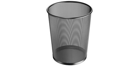 Corbeille à papier Manhattan, 18 litres, noir