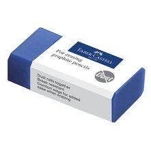 FABER-CASTELL Gomme en plastique DUST-FREE, bleu