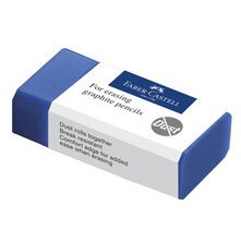 FABER-CASTELL Gomme en plastique DUST-FREE, bleu