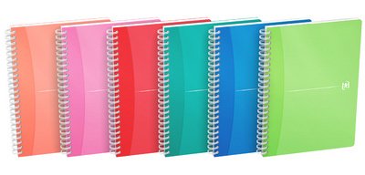 Cahier à spirale 'My Colours', A5, ligné