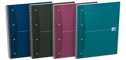 Cahier à spirale 'Essentials', A4+, quadrillé