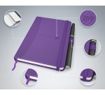 Carnet de notes 'Signature', B5, quadrillé, couleurs