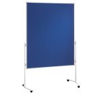 Kit de roulettes pour tableau de présentation, noir